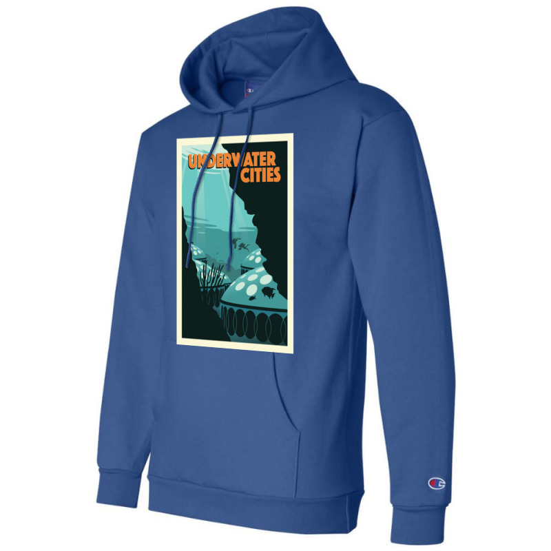 Underwater Cities Board Game  Minimalist Travel Poster Style   Gaming Champion Hoodie by zuozuonauhelo | Artistshot