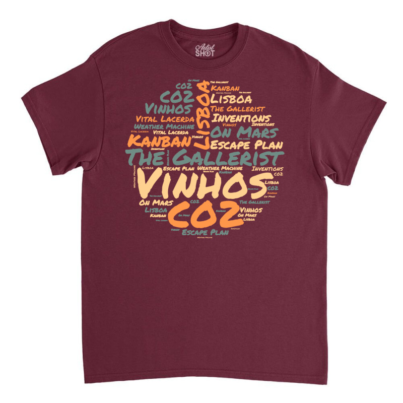 Vital Lacerda Fan Heavy Board Gamer Board Gaming Word Cloud Classic T-shirt by turkalmaituvb84v28 | Artistshot