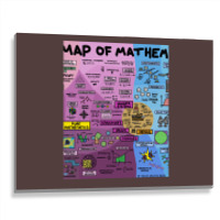 The Map Of Mathematics 1 Metal Print Horizontal | Artistshot