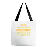 Camera Operator Job Title Employee Funny Camera Operator T Shirt Tote Bags | Artistshot