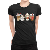 Coffee Nurses Fuel Registered Nurse Medical Valentine's Day T Shirt Ladies Fitted T-shirt | Artistshot