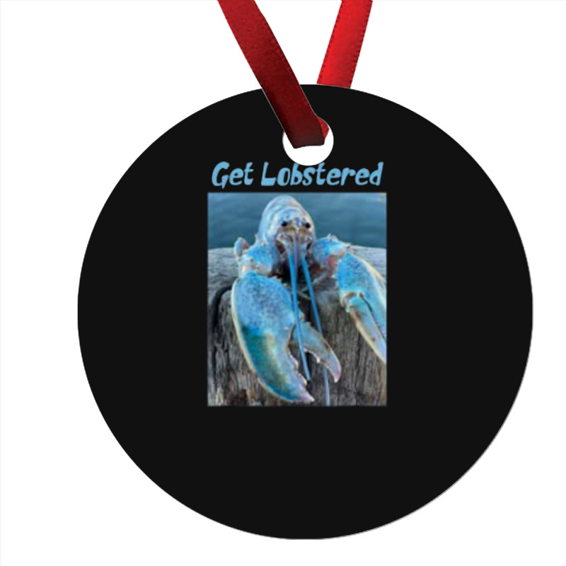 Funny Jumpscare Lobster Meme Blue Crustacean .png Ornament | Artistshot