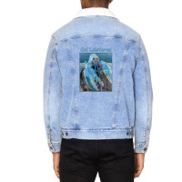 Funny Jumpscare Lobster Meme Blue Crustacean .png Unisex Sherpa-lined Denim Jacket | Artistshot