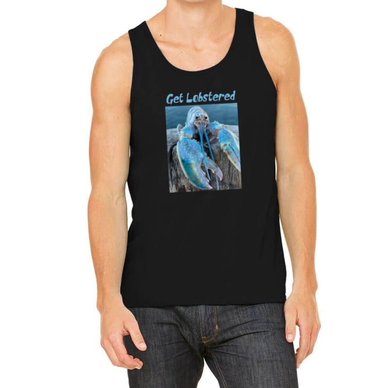 Funny Jumpscare Lobster Meme Blue Crustacean .png Tank Top | Artistshot