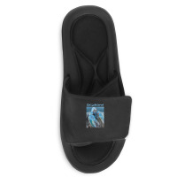 Funny Jumpscare Lobster Meme Blue Crustacean .png Slide Sandal | Artistshot