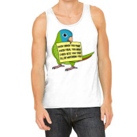 Every Snack, Meal Or Bite I Blue Crowned Conure Parrot T Shirt Tank Top | Artistshot