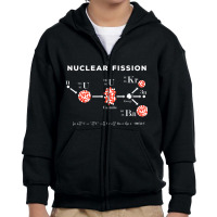 Nuclear Fission Calculating Uranium 235 Physics Equation Youth Zipper Hoodie | Artistshot