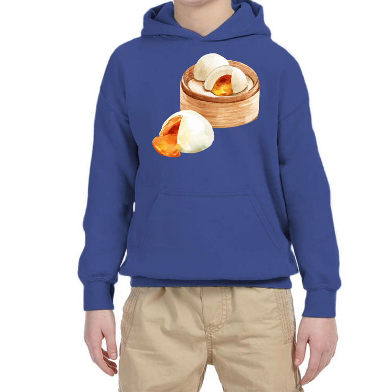 Chinese Food Lover ,chinese Golden Salted Egg Custard Bao Youth Hoodie | Artistshot