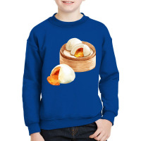 Chinese Food Lover ,chinese Golden Salted Egg Custard Bao Youth Sweatshirt | Artistshot