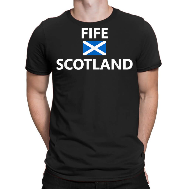 Fife Scotland Scottish Flag City T Shirt T-shirt | Artistshot