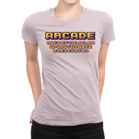 Arcade Game 70s Ladies Fitted T-shirt | Artistshot