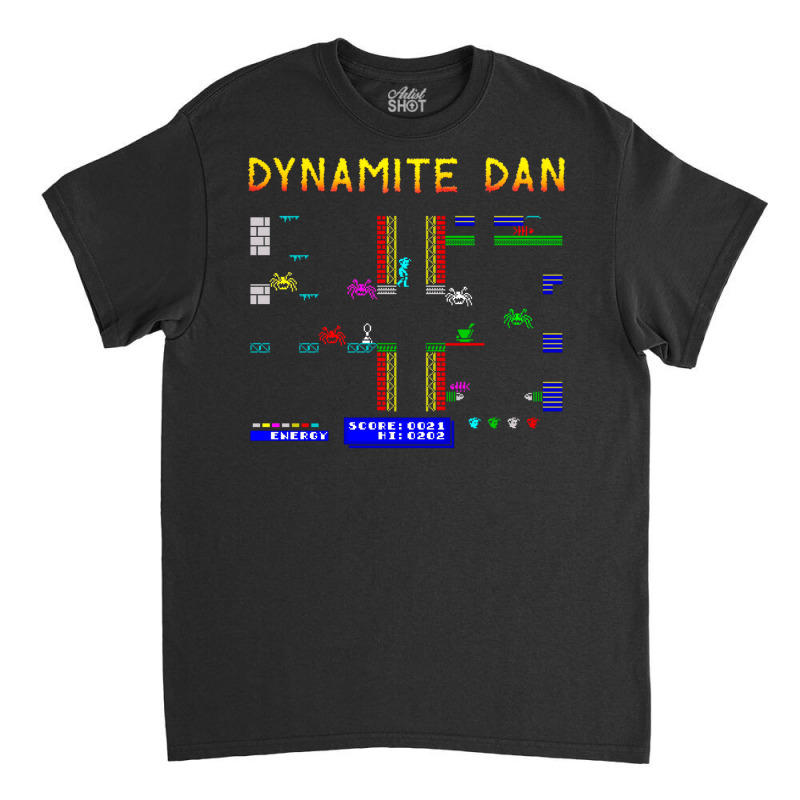 Mod7 Arcade Dynamite Dan Video Game 80s Classic T-shirt by asaquegaikad | Artistshot