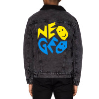 Neo Geo Retro Video Game Console Stars Unisex Sherpa-lined Denim Jacket | Artistshot