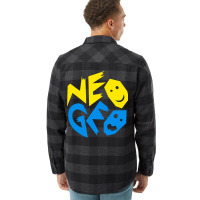 Neo Geo Retro Video Game Console Stars Flannel Shirt | Artistshot