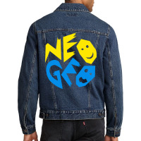 Neo Geo Retro Video Game Console Stars Men Denim Jacket | Artistshot