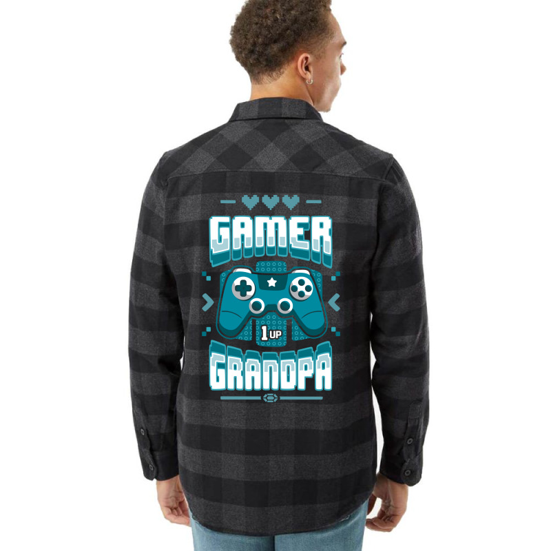 Gamer Grandpa Summer Flannel Shirt | Artistshot