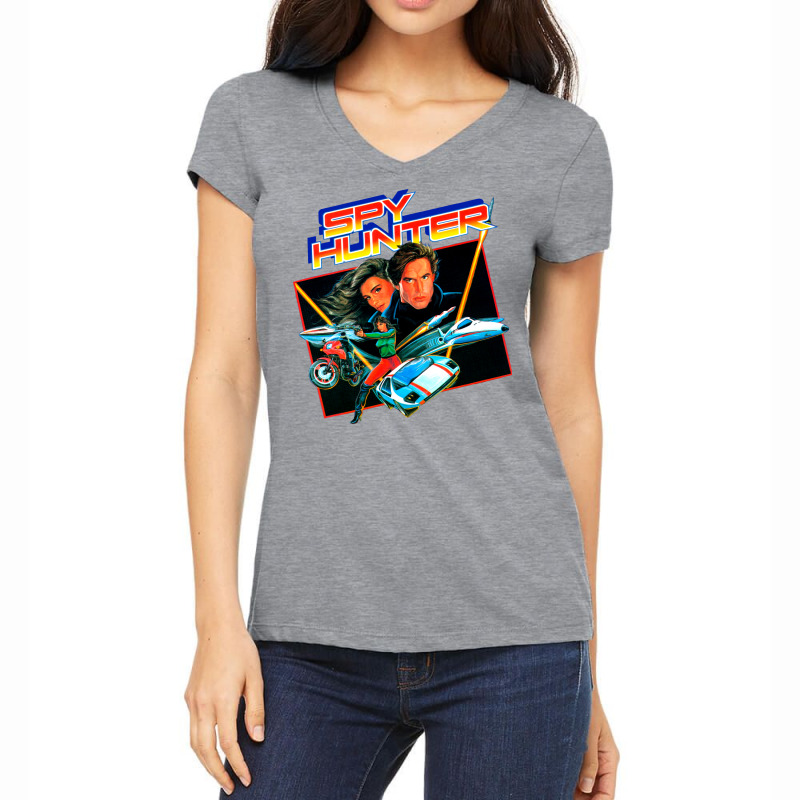 Mod1 Arcade Spy Hunter Video Game Love Women's V-Neck T-Shirt by csajlegims | Artistshot