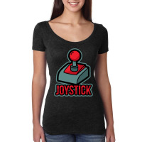 Joystick Quote Women's Triblend Scoop T-shirt | Artistshot