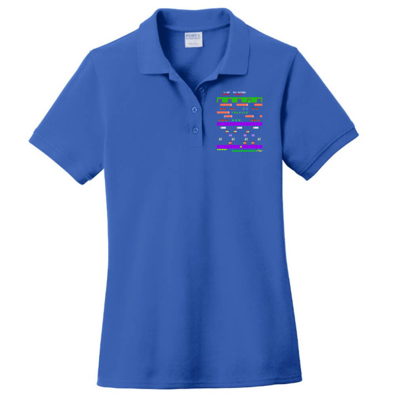 Mod2 Arcade Frogger Video Game Music Ladies Polo Shirt by cdodreonp | Artistshot