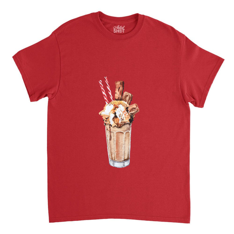 Chocolate Peanut Butter Milkshake , Peanut Butter Milkshake Wit Classic T-shirt | Artistshot