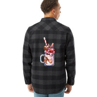 Chocolate Strawberry Milkshake,chocolate Strawberry Overshake Flannel Shirt | Artistshot