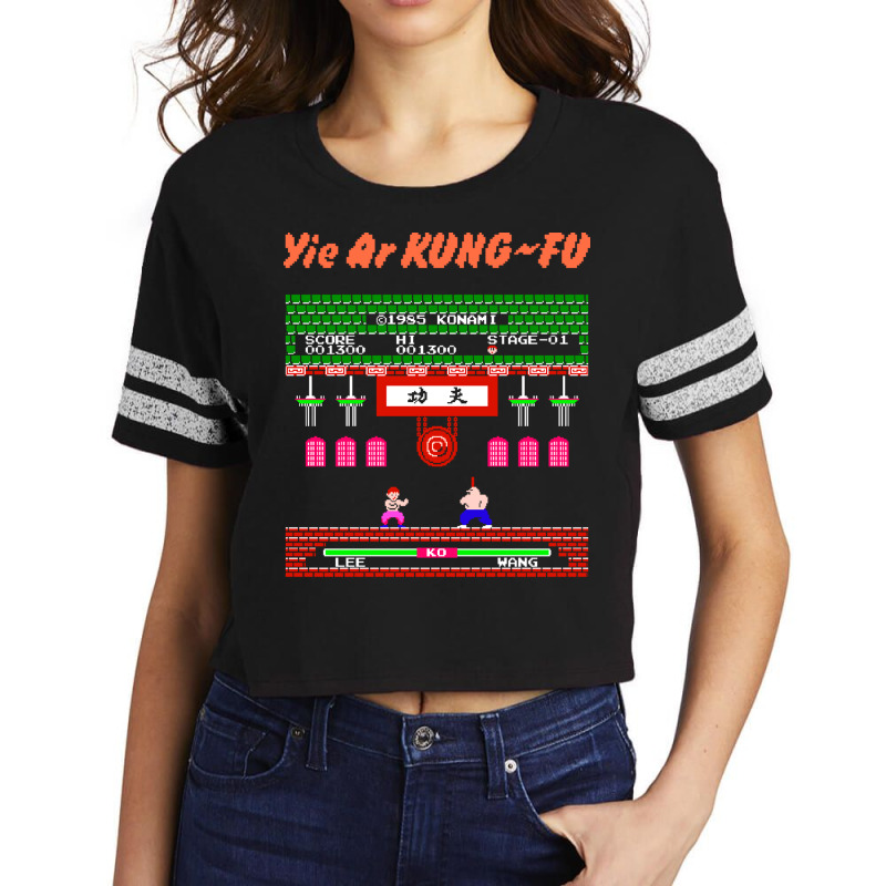 Mod2 Arcade Yie Ar Kungfu Video Game Nature Scorecard Crop Tee by dabranxamyl | Artistshot