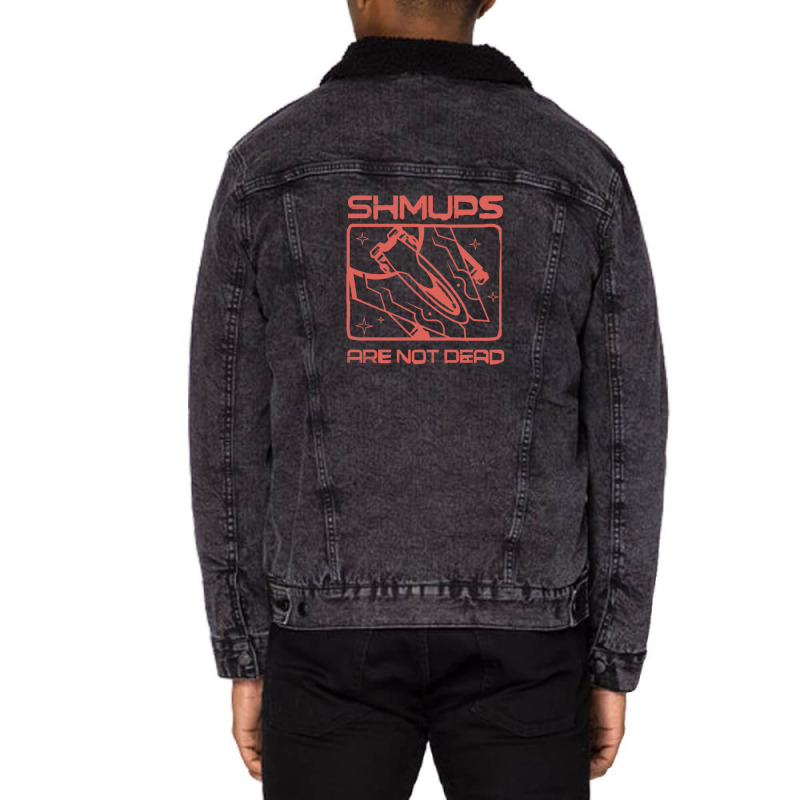 Shmups Are Not Dead Tumblr Unisex Sherpa-lined Denim Jacket | Artistshot