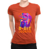 Retro Gamer 8bit Legend Arcade Pos Ladies Fitted T-shirt | Artistshot