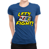 Lets Fight Tumblr Ladies Fitted T-shirt | Artistshot