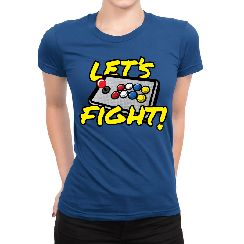 Lets Fight Tumblr Ladies Fitted T-Shirt by tokoweeweef | Artistshot