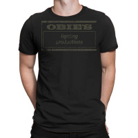 Obie's Lighting Productions T-shirt | Artistshot