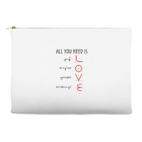 All You Need Is Love Equations Accessory Pouches | Artistshot