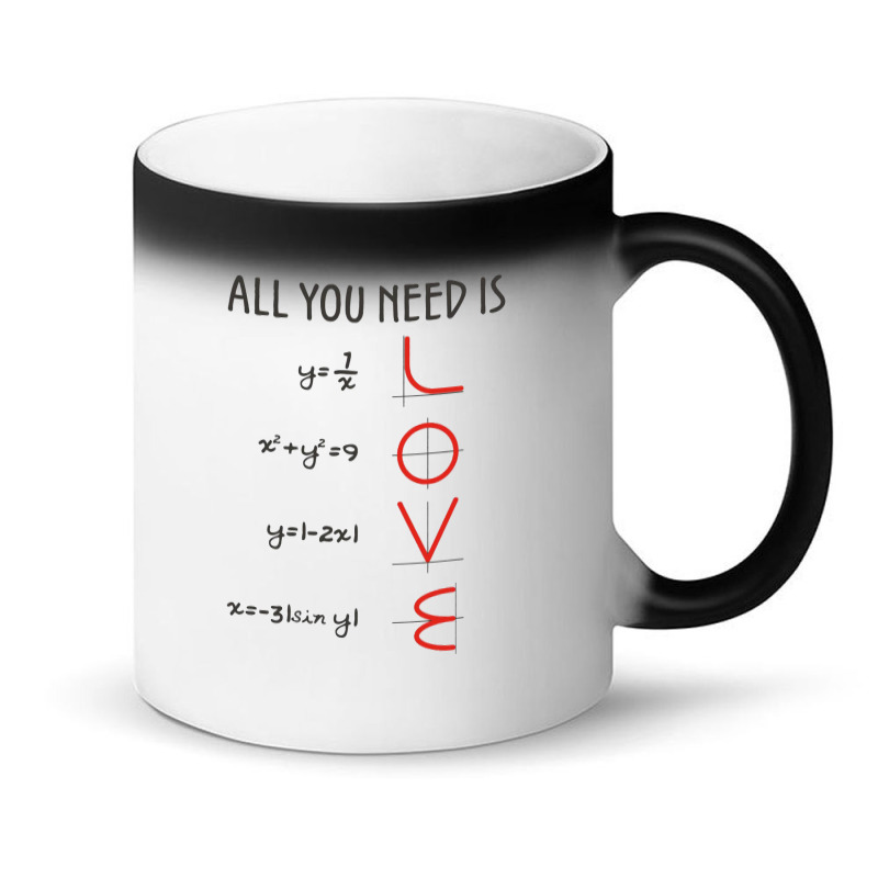 All You Need Is Love Equations Magic Mug | Artistshot