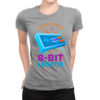 Retro Gamer 8bit Legend Gamepad Trending Ladies Fitted T-shirt | Artistshot