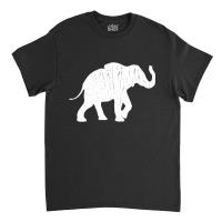 Distressed Elephant Silhouette Classic T-shirt | Artistshot