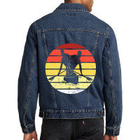 Canoeing Vintage Paddling Paddle Canoe Canoer Men Denim Jacket | Artistshot