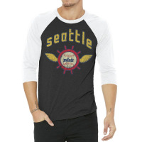 Seattle Pilots Baseball Vintage T Shirt 3/4 Sleeve Shirt | Artistshot