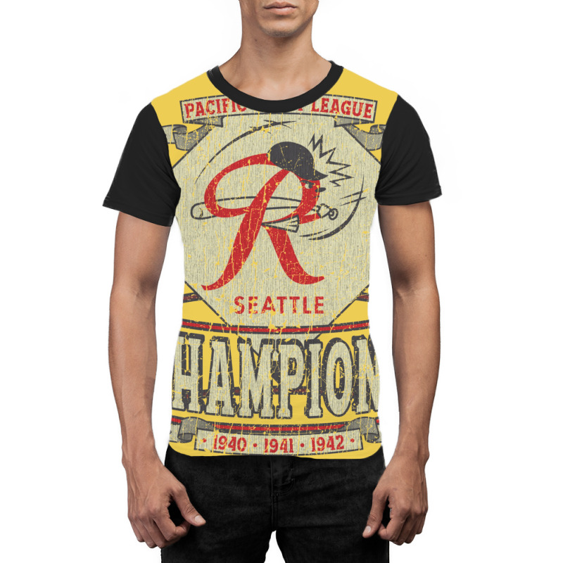 Seattle Rainiers Graphic T-shirt by roziercompe1 | Artistshot