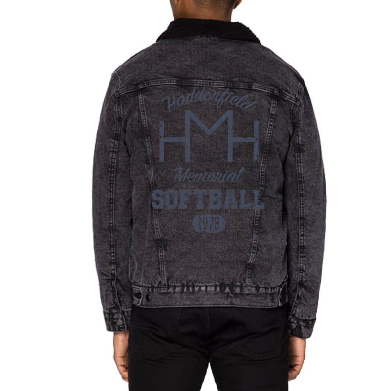 Haddonfield Memorial Softball Team   Light Unisex Sherpa-lined Denim Jacket | Artistshot