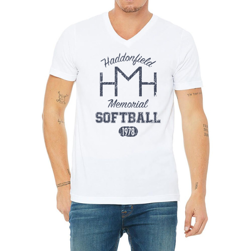 Haddonfield Memorial Softball Team   Light V-neck Tee | Artistshot