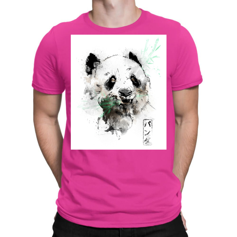 Panda Bear Watercolors T-Shirt by kiwakgbarenv | Artistshot