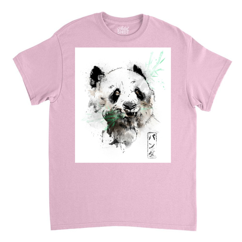 Panda Bear Watercolors Classic T-shirt by kiwakgbarenv | Artistshot