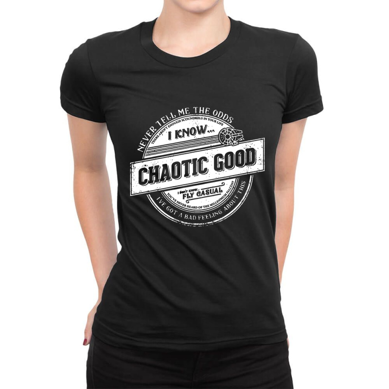 Chaotic Good Ladies Fitted T-Shirt by Pinkbubbles | Artistshot