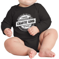 Chaotic Good Long Sleeve Baby Bodysuit | Artistshot