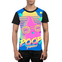 Poop Power Graphic T-shirt | Artistshot