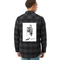 Joni M Original Ink Drawing Print Flannel Shirt | Artistshot