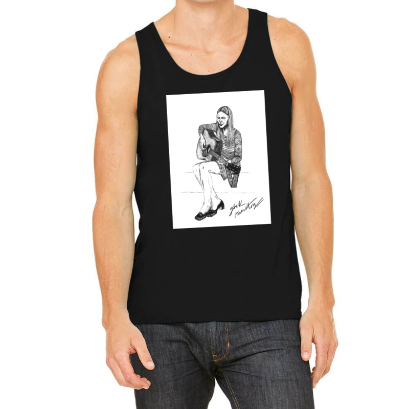 Joni M Original Ink Drawing Print Tank Top by LeslieDawnMoore | Artistshot