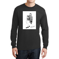 Joni M Original Ink Drawing Print Long Sleeve Shirts | Artistshot