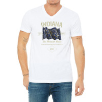 Indiana Hoosiers 1816 V-neck Tee | Artistshot