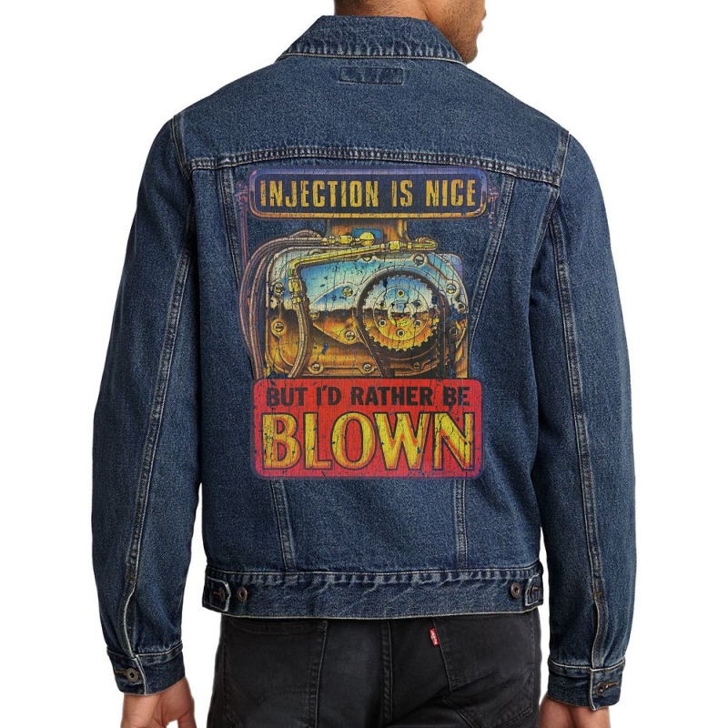 Injection Is Nice Men Denim Jacket | Artistshot